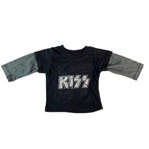 Vintage Vinyl Boys Infant Baby Size 12 MOnths Long Sleeve Shirt Tee Tshirt Top B